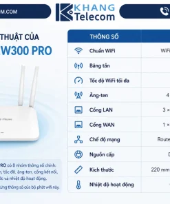 Thông số kỹ thuật của RUIJIE RG-EW300 PRO gồm những gì