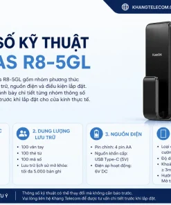 Thông số kỹ thuật Kaadas R8-5GL gồm những gì