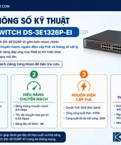 Thông số kỹ thuật Switch DS-3E1326P-EI gồm những gì