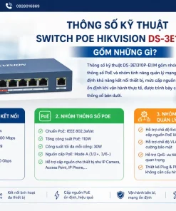 Thông số kỹ thuật Switch PoE Hikvision DS-3E1310P-EI/M gồm những gì