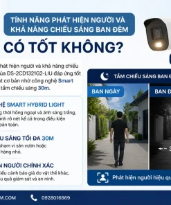 Tính năng phát hiện người và khả năng chiếu sáng ban đêm của DS-2CD1321G2-LIU