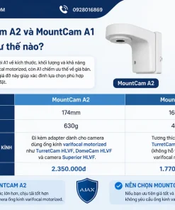 Ajax MountCam A2 và MountCam A1 khác nhau
