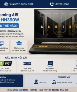 Asus TUF Gaming A15 FA506NCG-HN390W là laptop