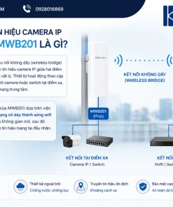 Bộ thu phát tín hiệu camera IP MERCURY MWB201