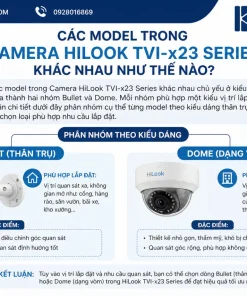 Các model trong Camera HiLook TVI-x23 Series khác nhau