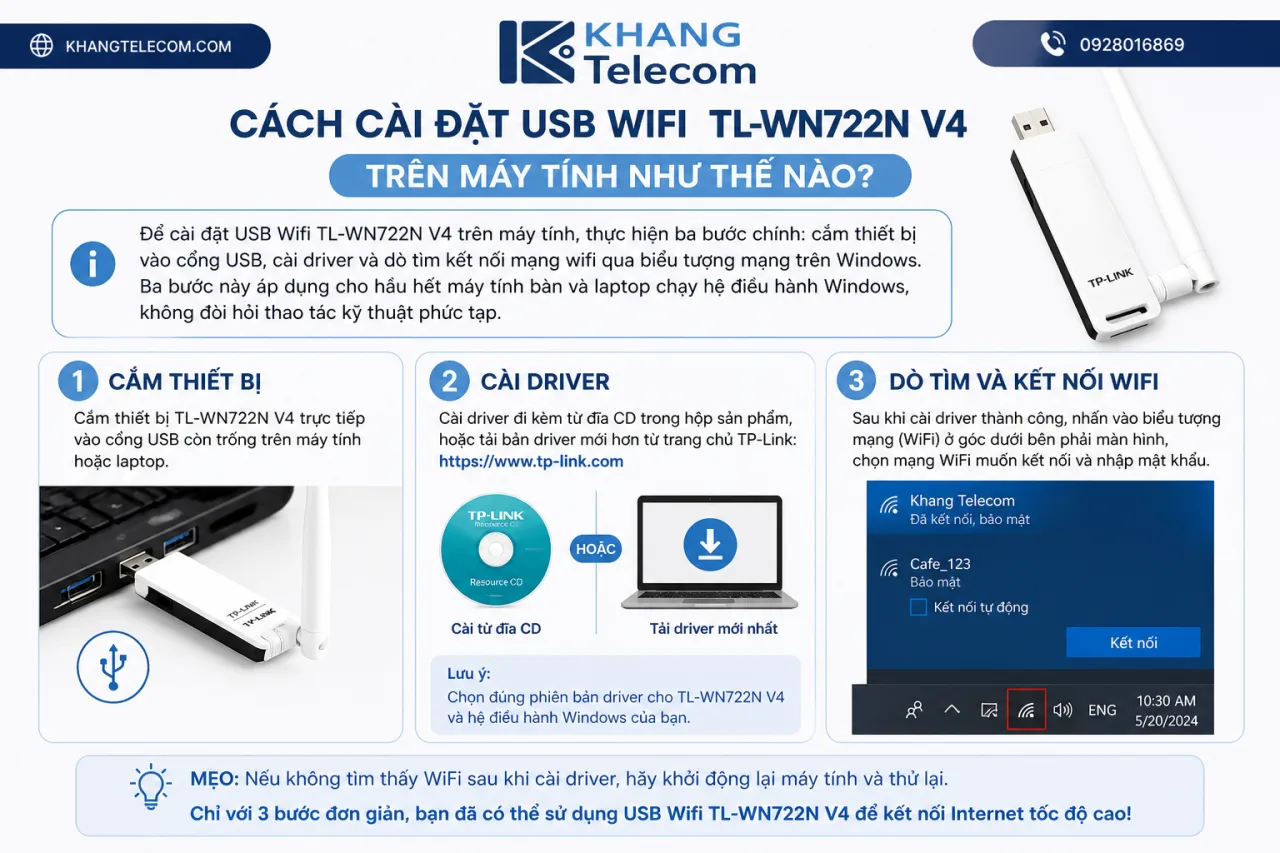 cài đặt USB Wifi TL-WN722N V4 trên máy tính cài đặt USB Wifi TL-WN722N V4 trên máy tính