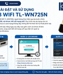 cài đặt và sử dụng USB Wifi TL-WN725N