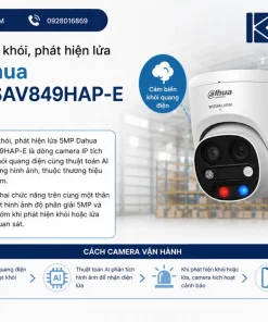 Camera AI báo khói, phát hiện lửa 5MP Dahua DHI-HY-SAV849HAP-E