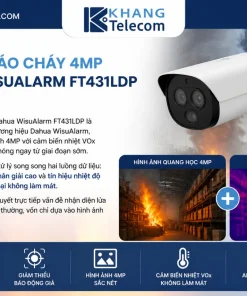 Camera Báo Cháy 4MP Dahua WisuAlarm FT431LDP
