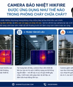 Camera báo nhiệt Hikfire được ứng dụng như thế nào trong phòng cháy chữa cháy