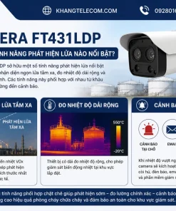 Camera FT431LDP có những tính năng phát hiện lửa nào nổi bật