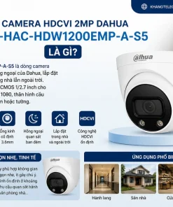 Camera HDCVI 2MP Dahua DH-HAC-HDW1200EMP-A-S5