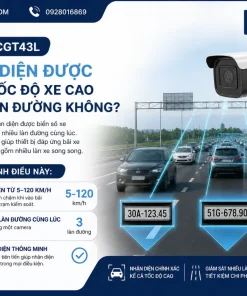 Camera iDS-CGT43L Có Nhận Diện Được Biển Số Ở Tốc Độ Xe Cao Và Nhiều Làn Đường