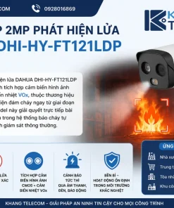 Camera IP 2MP phát hiện lửa DAHUA DHI-HY-FT121LDP
