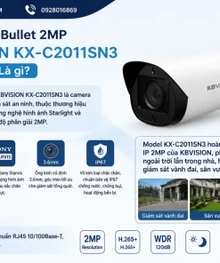 Camera IP Bullet 2MP KBVISION KX-C2011SN3