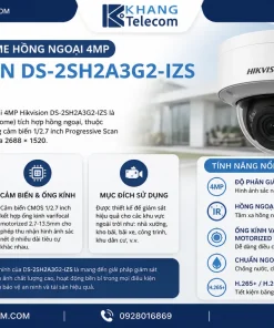 Camera IP Dome Hồng Ngoại 4MP Hikvision DS-2SH2A3G2-IZS