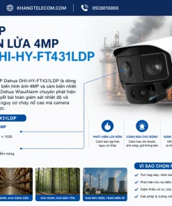 Camera IP phát hiện lửa 4MP Dahua DHI-HY-FT431LDP