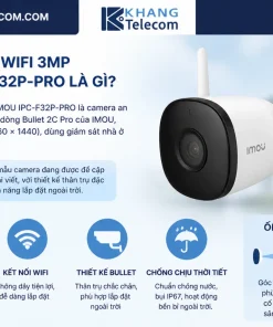 Camera IP WiFi 3MP IMOU IPC-F32P-PRO