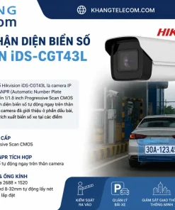 Camera Nhận Diện Biển Số Hikvision iDS-CGT43L