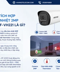 Camera Tích Hợp Đầu Báo Nhiệt 2MP Hikfire HF-VH221