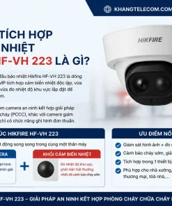 Camera tích hợp đầu báo nhiệt Hikfire HF-VH 223