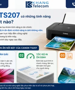 Canon TS207 có những tính năng in ấn nổi bật nào