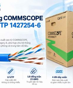 Cáp mạng CommScope CAT-6 UTP 1427254-6 là gì?