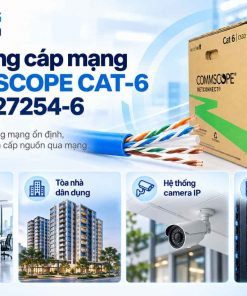 Cáp mạng CommScope CAT-6 UTP 1427254-6 ứng dụng trong những trường hợp nào?