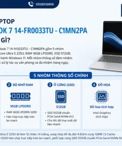 Cấu hình Laptop HP OmniBook 7 14-fr0033TU - C1MN2PA gồm những gì