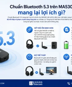 Chuẩn Bluetooth 5.3 trên MA530 mang lại lợi ích gì