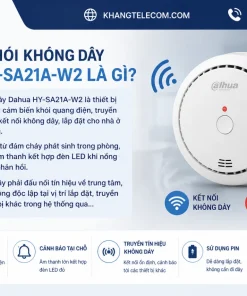 Đầu báo khói không dây Dahua HY-SA21A-W2