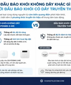 Đầu báo khói không dây khác gì so với đầu báo khói có dây truyền thống