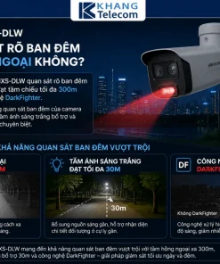 DS-8SHC25MXS-DLW có quan sát rõ ban đêm nhờ hồng ngoại