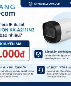 Giá bán Camera IP Bullet 2MP KBVISION KX-A2111N3 hiện nay là bao nhiêu