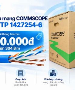 Giá bán cáp mạng CommScope CAT-6 UTP 1427254-6 tại Khang Telecom là bao nhiêu?