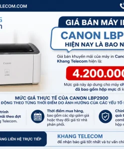 Giá bán máy in Canon LBP2900 hiện nay là bao nhiêu