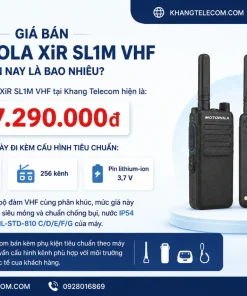Giá bán Motorola XiR SL1M VHF hiện nay là bao nhiêu