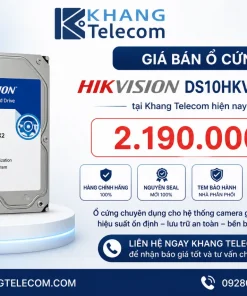 Giá bán ổ cứng Hikvision DS10HKVS-VX2 hiện nay là bao nhiêu