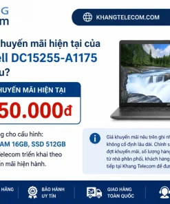 Giá bán và khuyến mãi hiện tại của Laptop Dell DC15255-A1175 là bao nhiêu