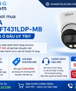Giá bán và nơi mua Camera DHI-HY-FT431LDP-MB chính hãng ở đâu uy tín