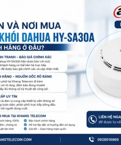 Giá bán và nơi mua Đầu báo khói Dahua HY-SA30A chính hãng ở đâu