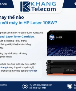 Hộp mực thay thế nào tương thích với máy in HP Laser 108W