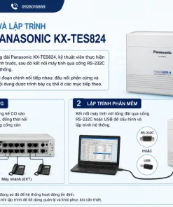 lắp đặt và lập trình tổng đài Panasonic KX-TES824