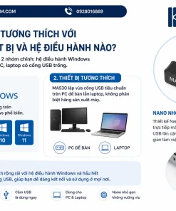 MA530 tương thích với những thiết bị và hệ điều hành nào