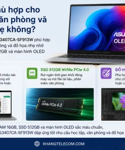 Máy có phù hợp cho học tập, văn phòng và đồ họa nhẹ