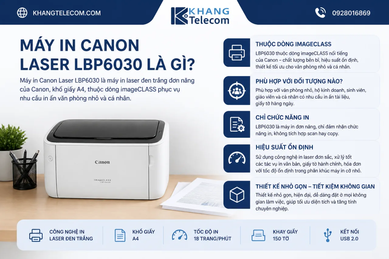 Máy in Canon Laser LBP6030