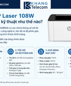 Máy in HP Laser 108W có thông số kỹ thuật