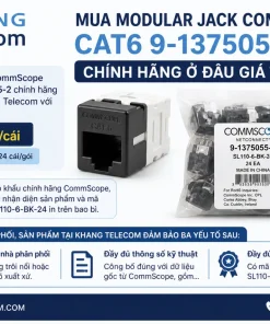 Mua Modular Jack CommScope CAT6 9-1375055-2 chính hãng ở đâu giá tốt