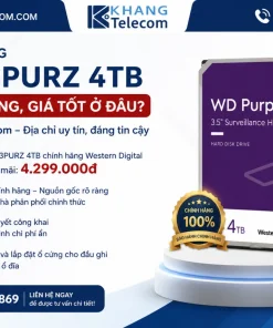 Mua ổ cứng WD43PURZ 4TB chính hãng, giá tốt ở đâu