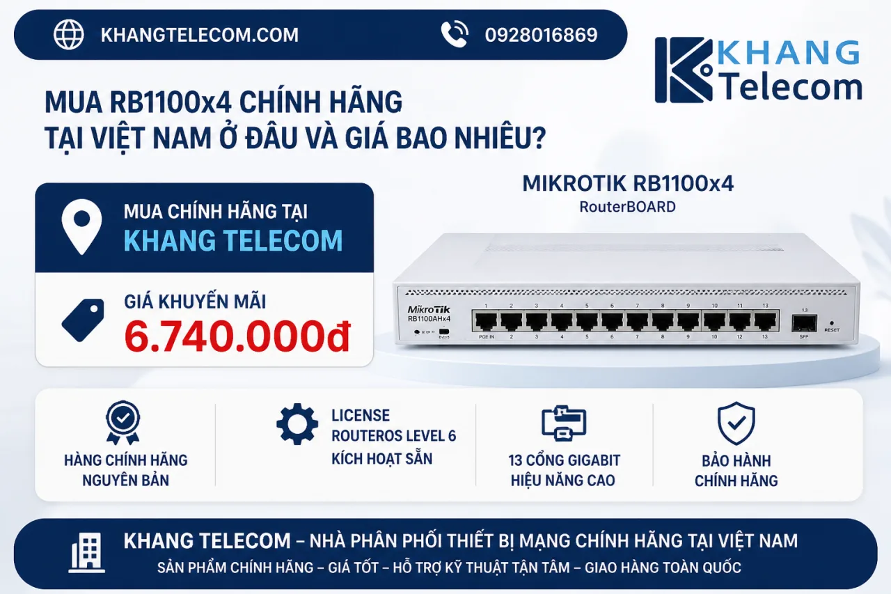 Mua RB1100x4 chính hãng tại Việt Nam ở đâu và giá bao nhiêu Mua RB1100x4 chính hãng tại Việt Nam ở đâu và giá bao nhiêu